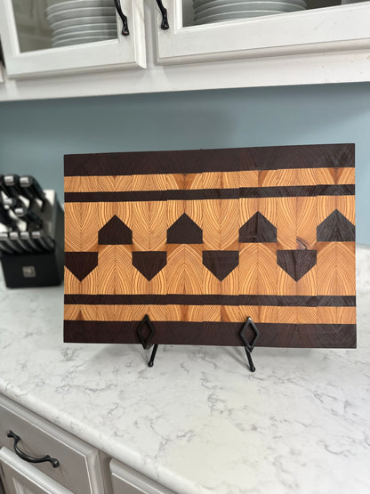 "Dancing Pentagon" End Grain Cutting Board