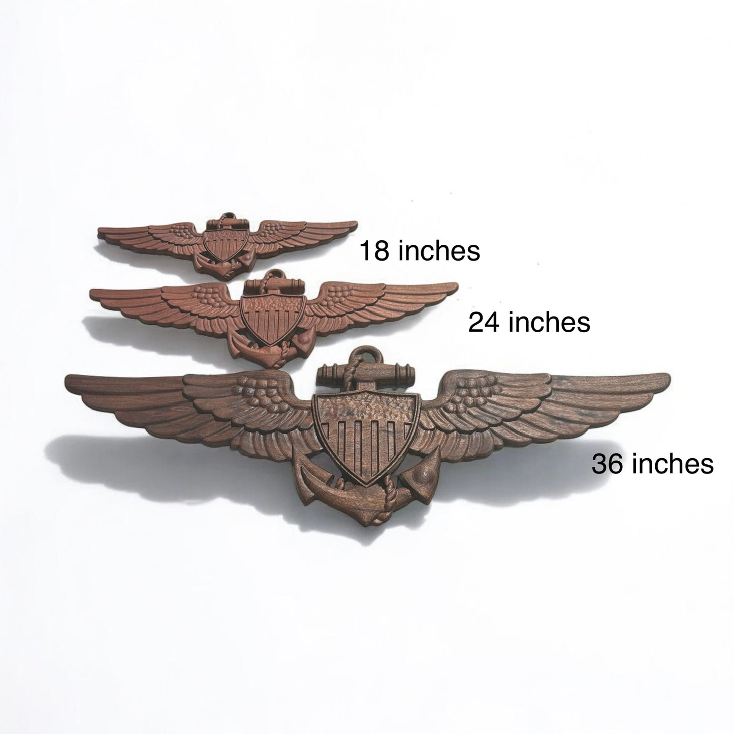 NEW! Wooden Naval Aviator Wings - Version 2.0